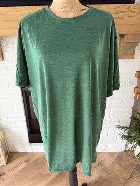 Augusta Sportswear Heather Forest Green Short Sleeve Tee